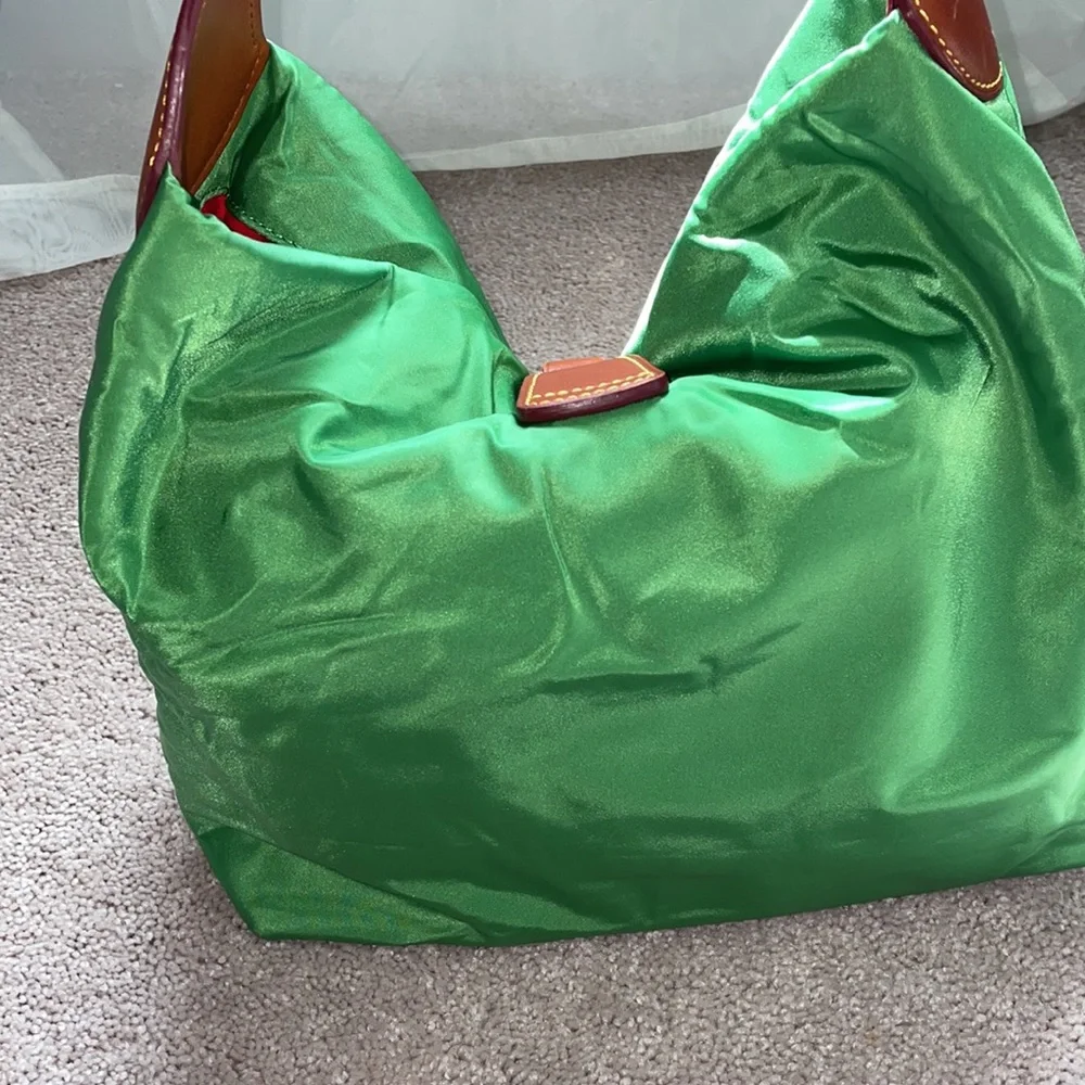 Dooney & Bourke Green and Brown Shoulder Bag - Picture 3 of 13